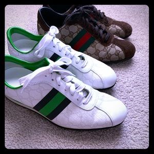 Vintage Gucci Sneakers. Both in VGUC. Size 38